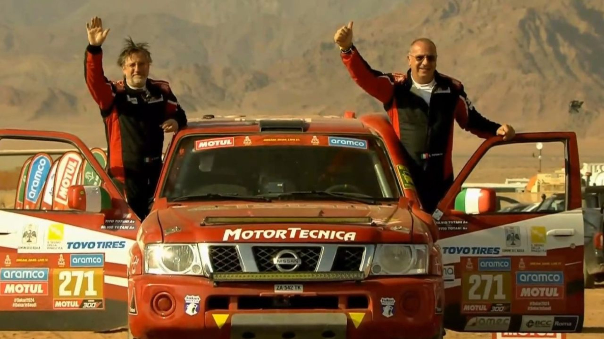 I fratelli Totani alla Dakar