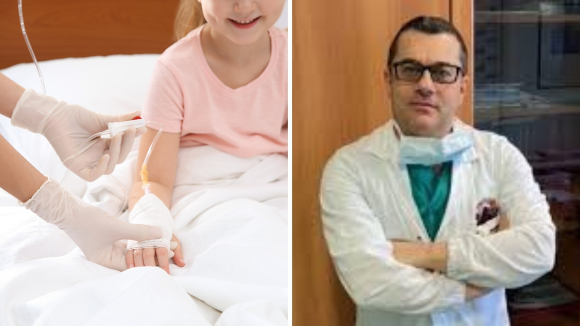 A destra il dottor Franco Fiore