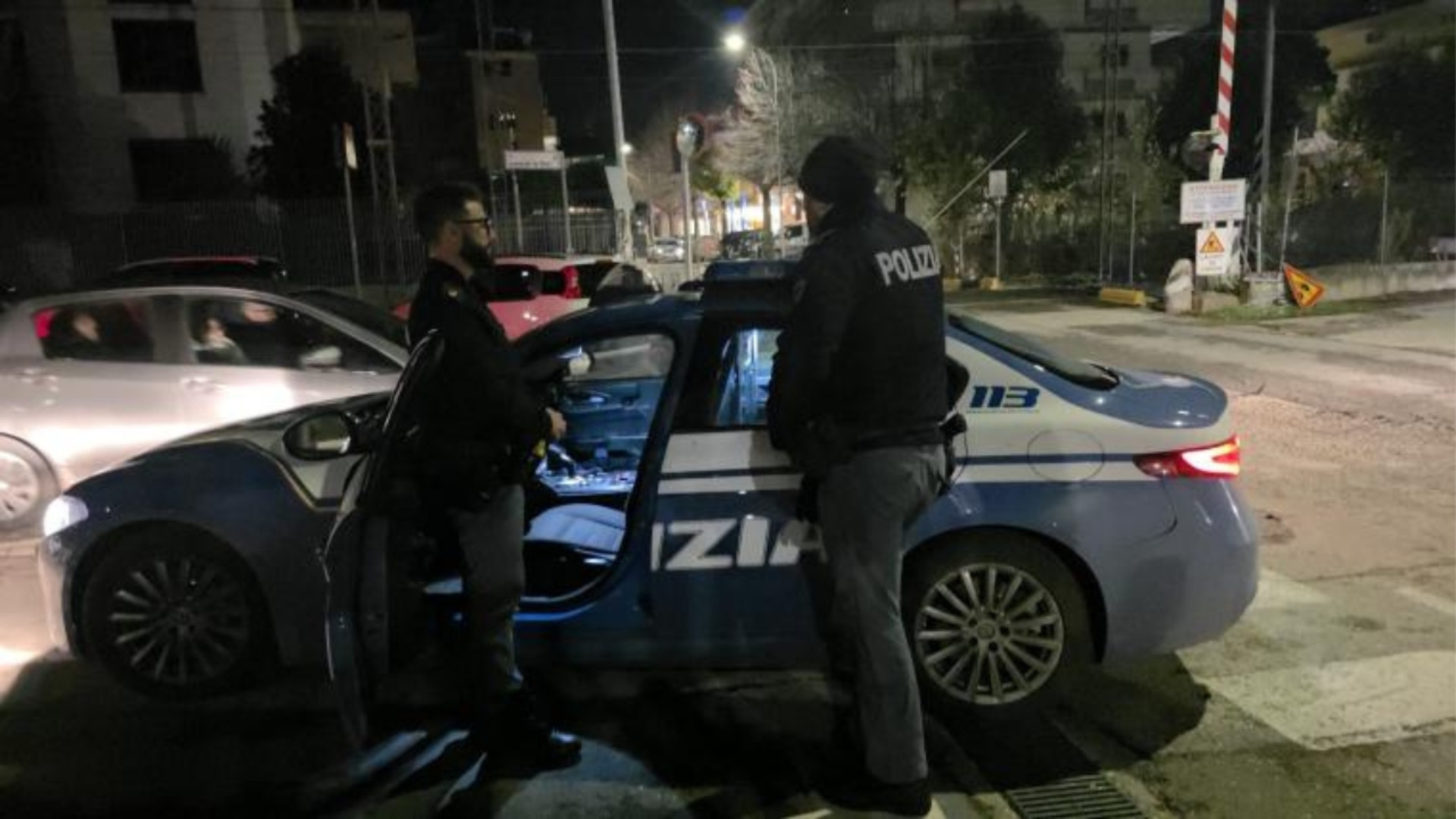 Polizia impegnata a Teramo