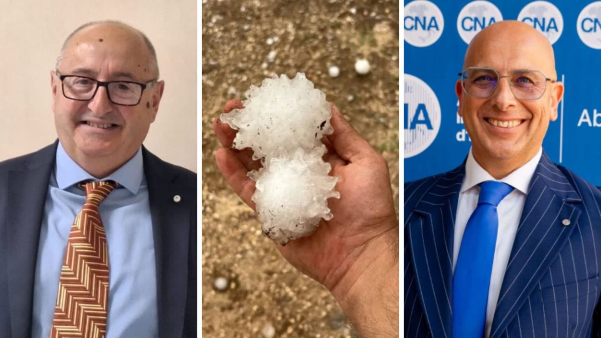 Grandine nel Teramano, danni per oltre 20 milioni di euro: la Cna «Imprese ancora senza risposte»